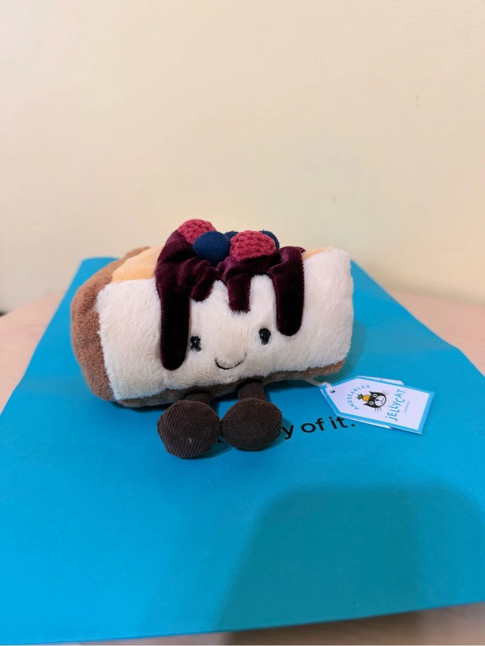 Jellycat my name is crember cheesecake fao nyc exclusive jellycat diner